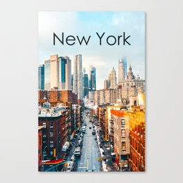 New York City | Manhattan Skyline Views Canvas Print