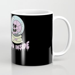 Dead Inside Japanese Pastel Goth Skull Crystall Ball Coffee Mug