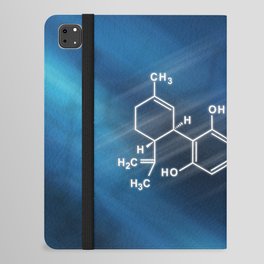 CBD Cannabidiol Structural chemical formula iPad Folio Case