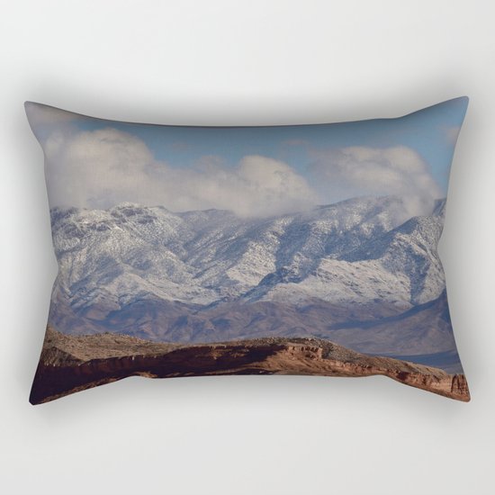 Desert Snow on Christmas - II Rectangular Pillow