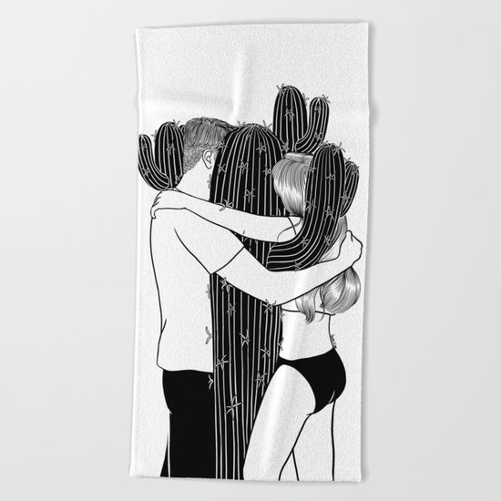 Love Hurts Beach Towel
