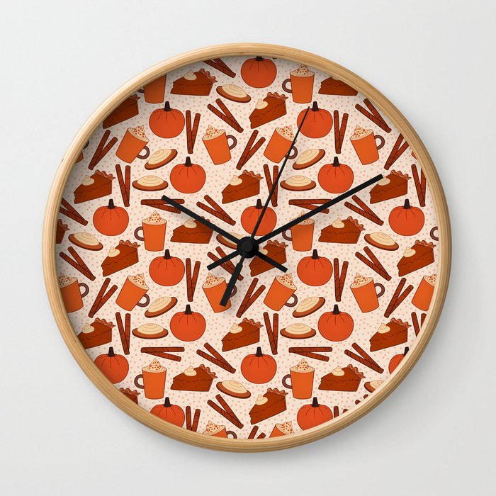 Pumpkin Fanatic Wall Clock