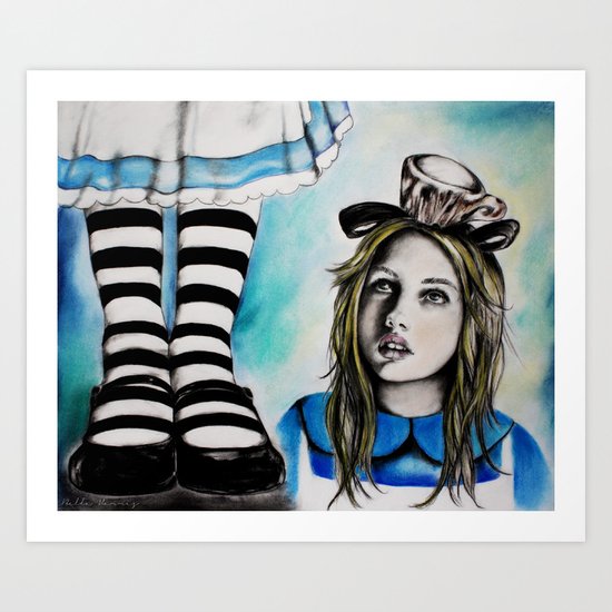 Too Big, Alice Art Print