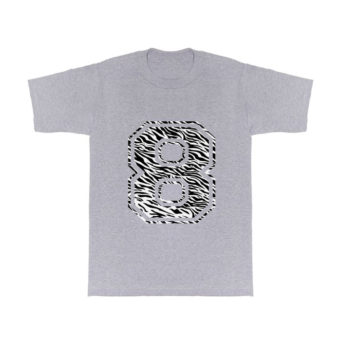 Zebra Print Pattern T Shirt