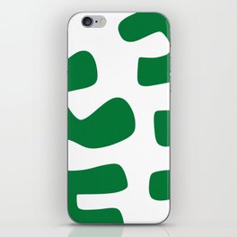 Abstract minimal plant color block 20 iPhone Skin