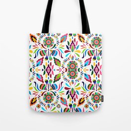 Hippy Floral Pattern Tote Bag