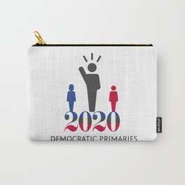 2020 Democratic Primaries Carry-All Pouch | 2020Shirts, Usa, Election2020, Presidential, 2020Logo, Us, Graphicdesign, Graphite, 2020, 2020Democratic 