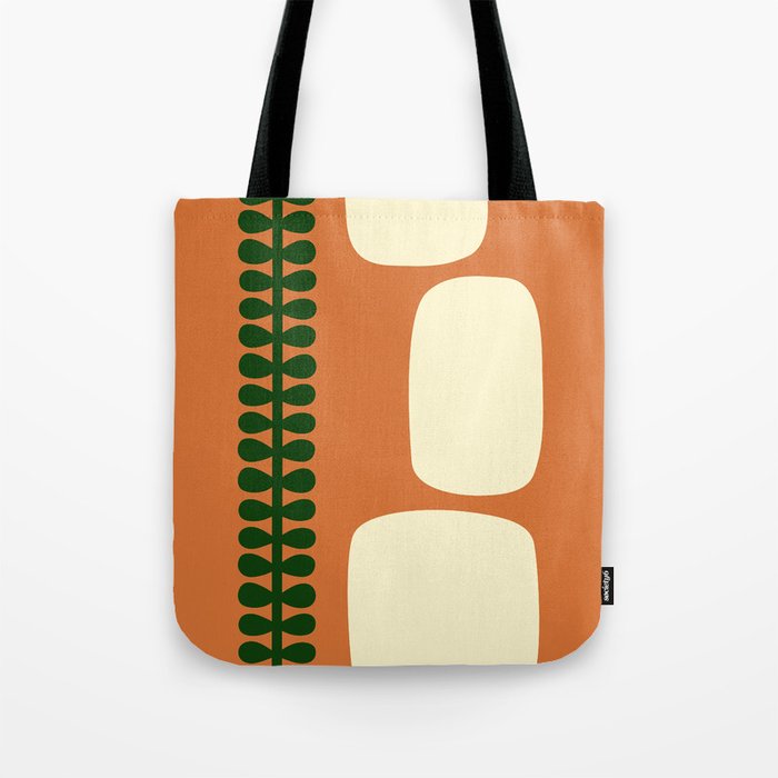 Minimal fern colorblock 5 Tote Bag