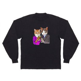 Kitty Cocktails Long Sleeve T Shirt