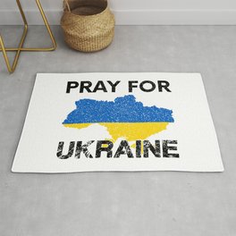 Pray For Ukraine Area & Throw Rug