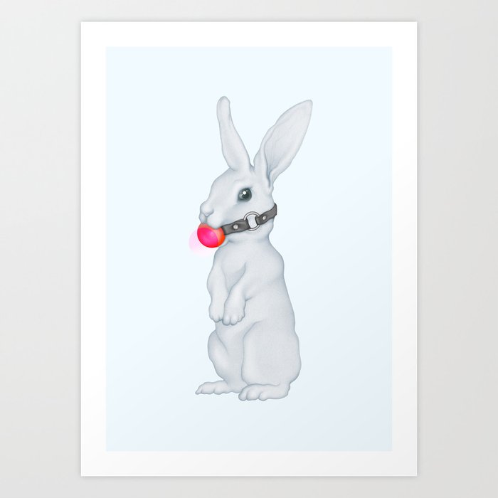 The Gag Rabbit Art Print