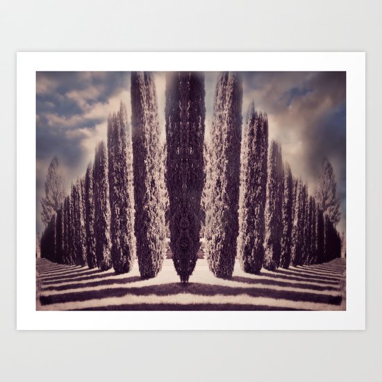 Diagonal Thoughts Art Print