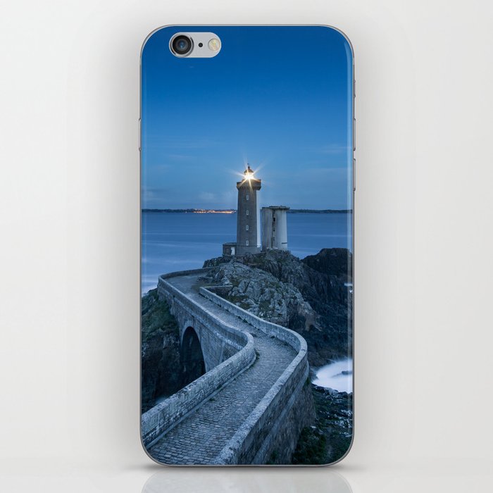 Lighthouse blue iPhone Skin