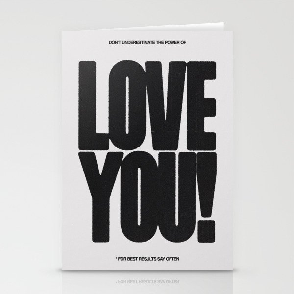 Love You! Stationery Cards