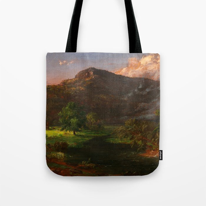 Tourn Mountain, Head Quarters of Washington, Rockland Co., New York, 1851 by Jasper Francis Cropsey Tote Bag