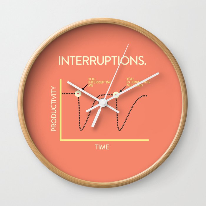 Interruptions Wall Clock