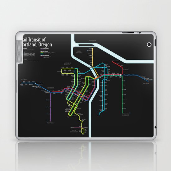 Rail Transit of Portland, Oregon Laptop & iPad Skin