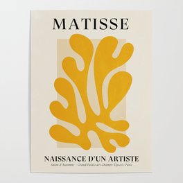 Sun Leaf 2: Matisse Edition | Mid Century Series Poster