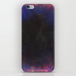 Dark Blue in Frame iPhone Skin