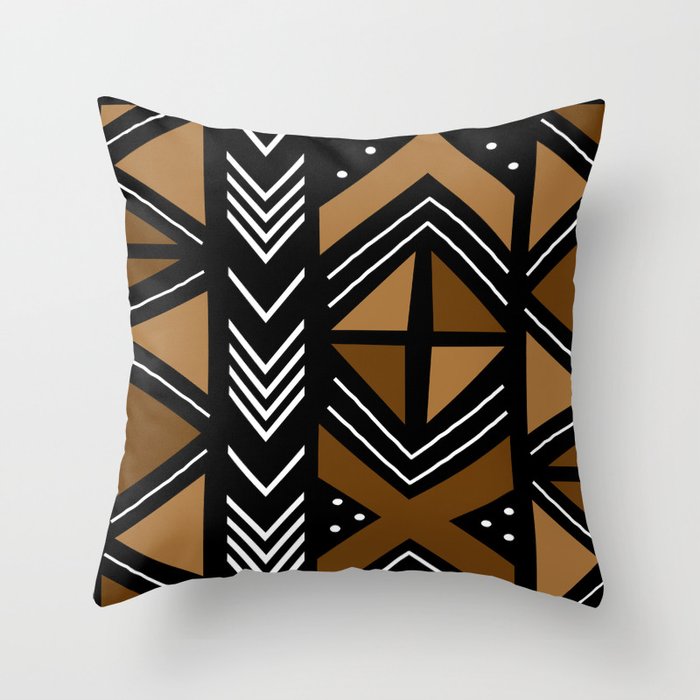 African fabric throw shop pillows