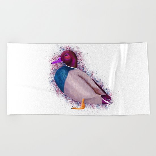 Mallard Duck Beach Towel