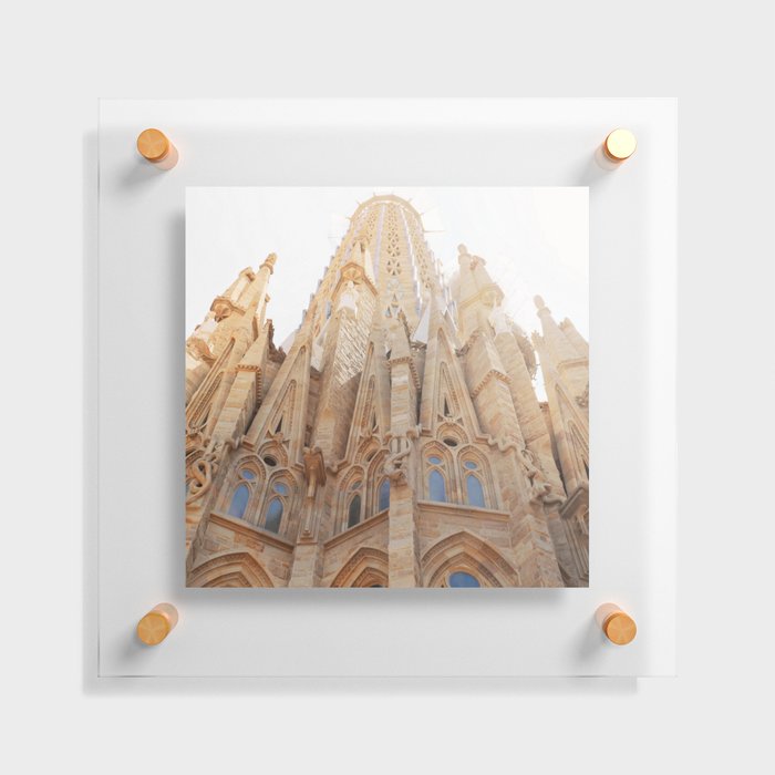 Spain Photography - Basilica Seen From Below Floating Acrylic Print
