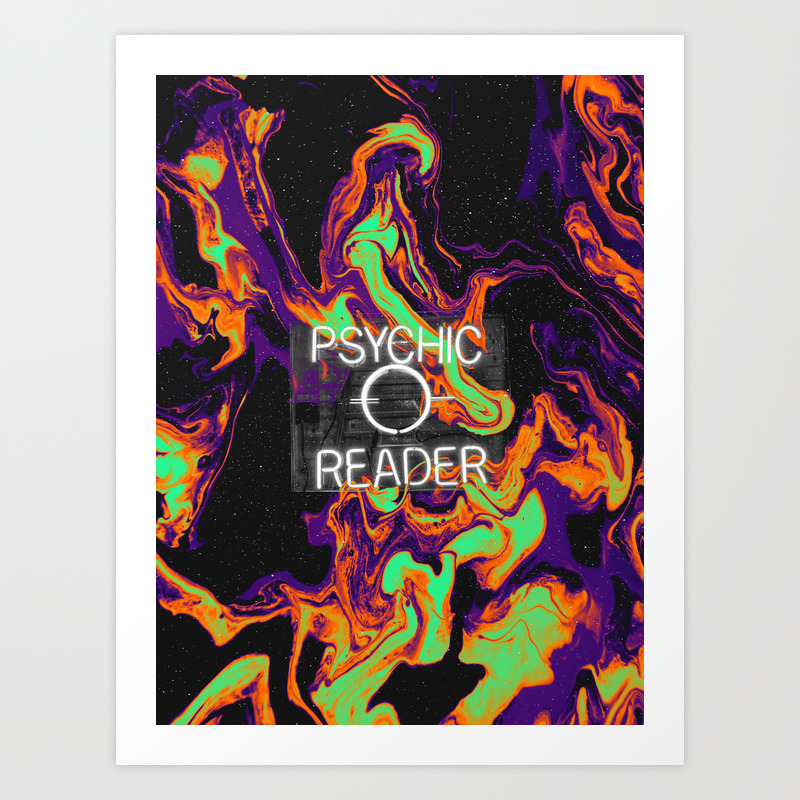 Psychic Reader Art Print By Oslonovak Society6