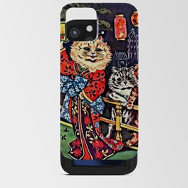 Louis Wain -  Geisha Cat  iPhone Card Case