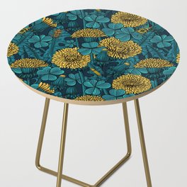 The meadow in yellow and blue Side Table