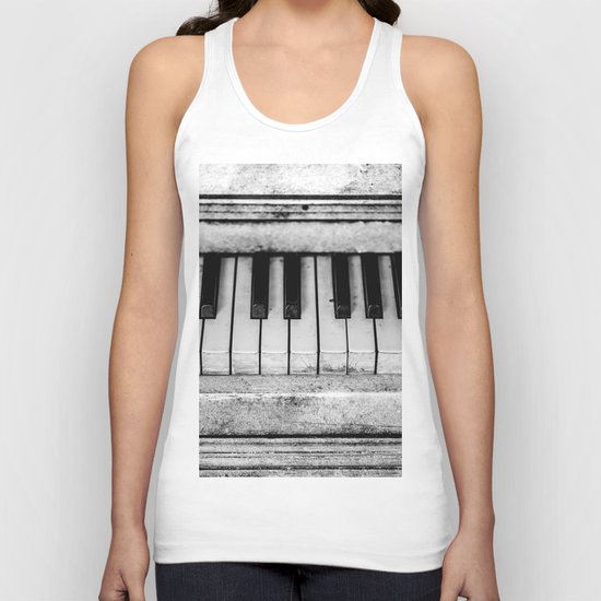 The piano Unisex Tank Top