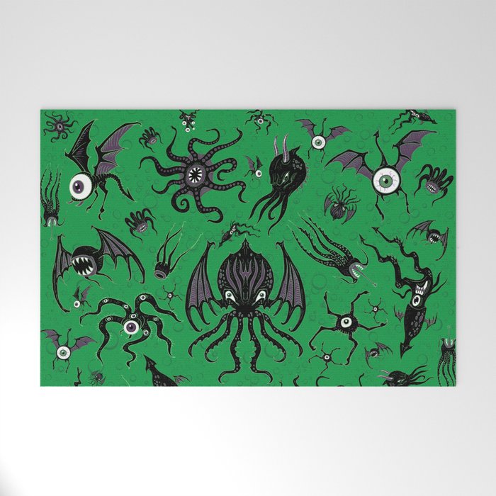 Cosmic Horror Critters Welcome Mat