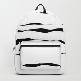 Abstract black lines Backpack