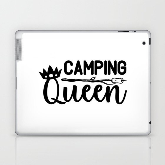 Camping Queen Laptop & iPad Skin