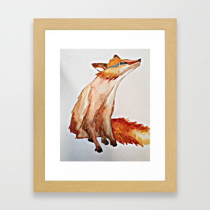 Red Fox Framed Art Print