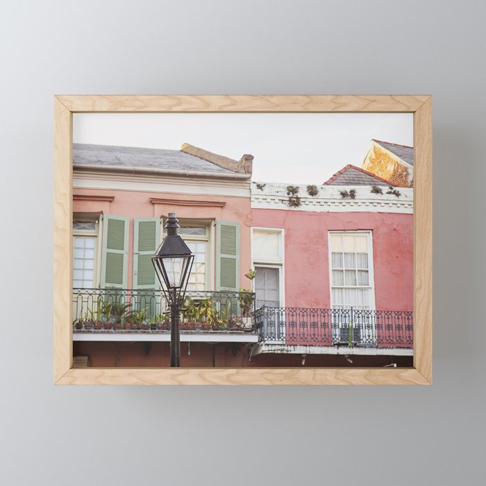 New Orleans Golden Hour in the Quarter Framed Mini Art Print