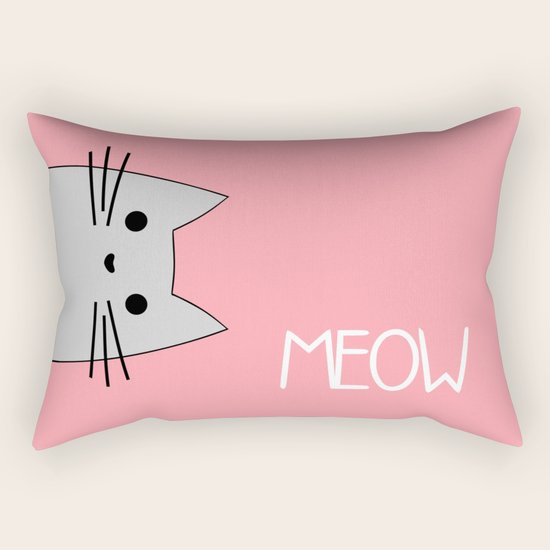 Meow Rectangular Pillow