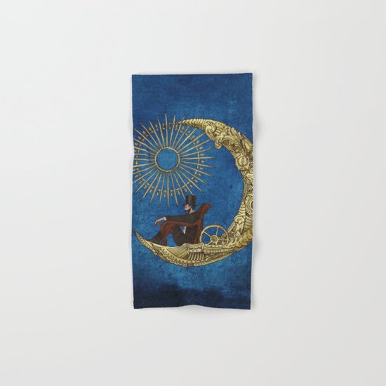 Moon Travel (Colour Option) Hand & Bath Towel