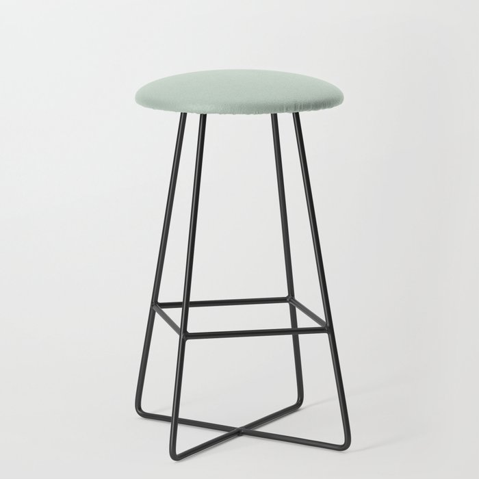 Light Sage Green Solid Bar Stool