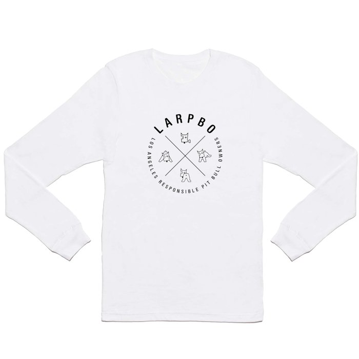 LARPBO - Hipster Black Long Sleeve T Shirt