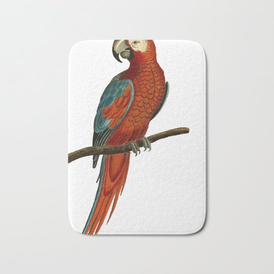 Parrot perroquet Bath Mat