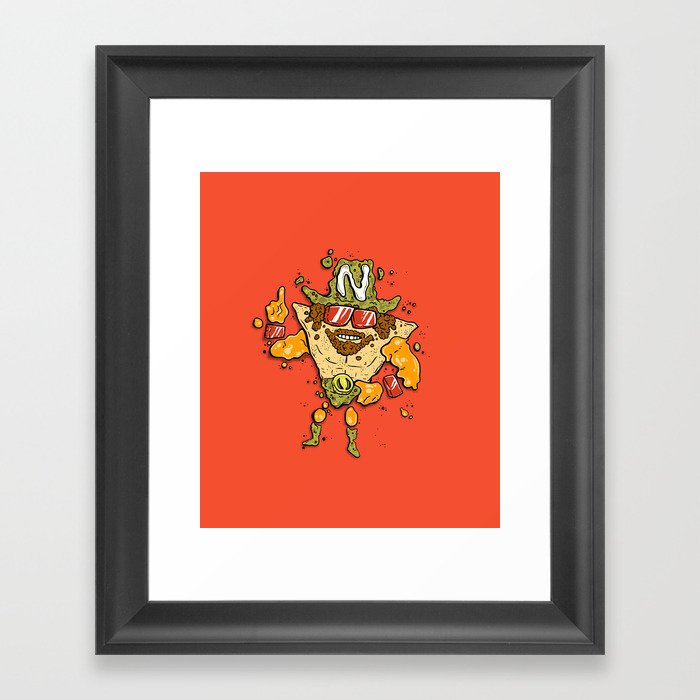 Nacho Man Framed Art Print