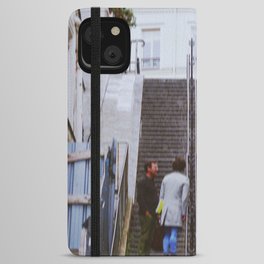Unfocused Paris Nº 9 | Steep steps to Montmartre | Out of focus photography iPhone Wallet Case