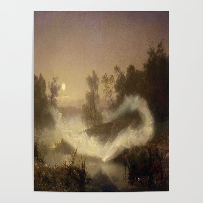 “Dancing Fairies” by August Malmstrom (1866) Poster