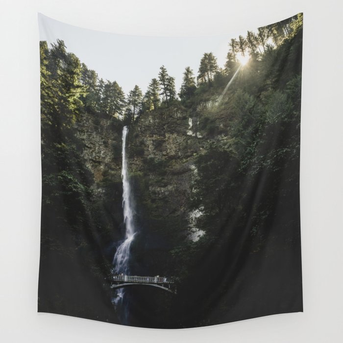 Pacific Northwest Series - Multnomah Falls, Oregon Wall Tapestry