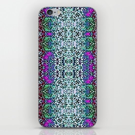 Lavender and Teal iPhone & iPod Skin