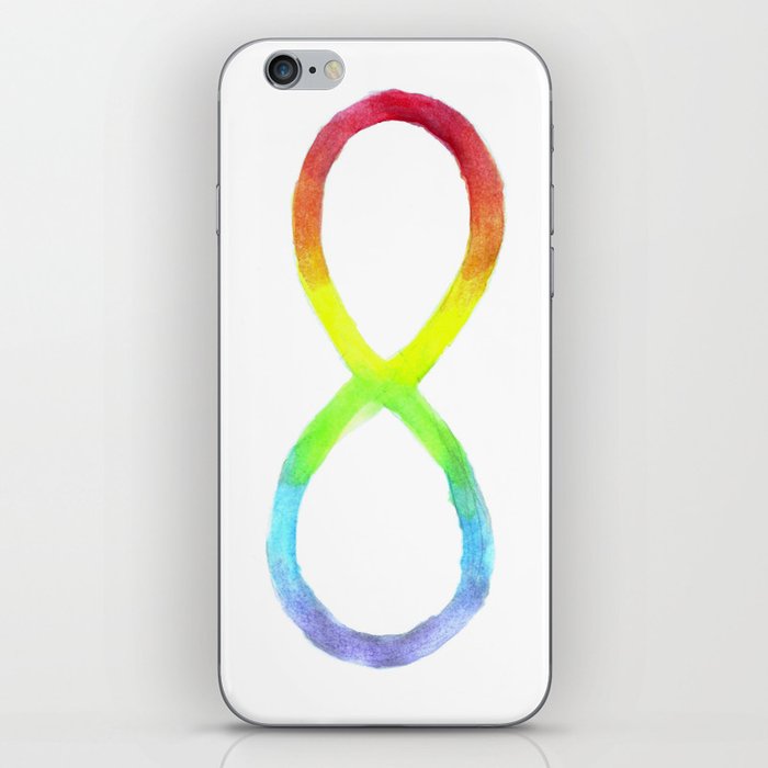 Rainbow Infinity iPhone Skin