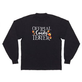 Official Candy Tester Cute Halloween Funny Long Sleeve T-shirt