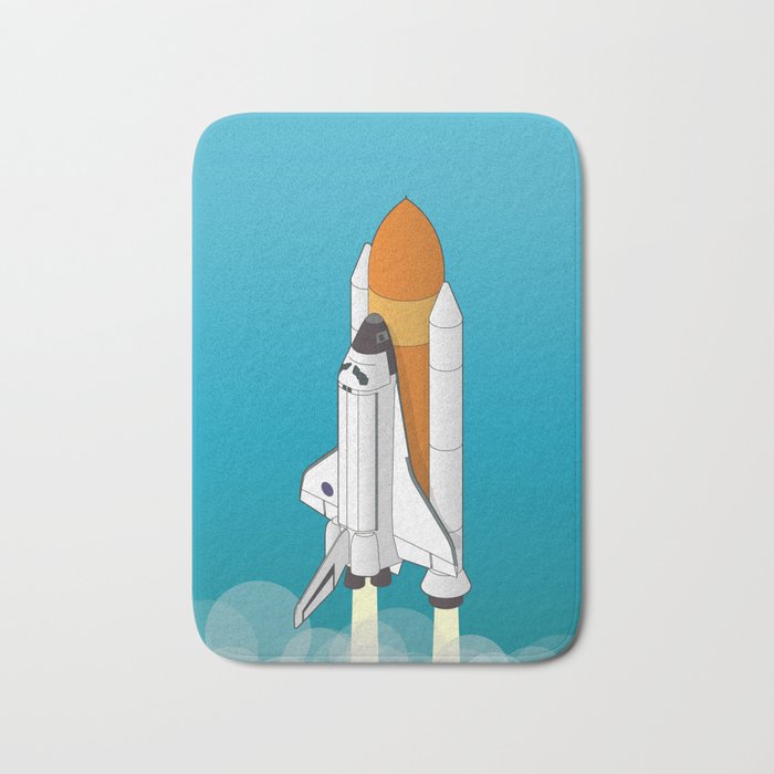 shuttle launch Bath Mat