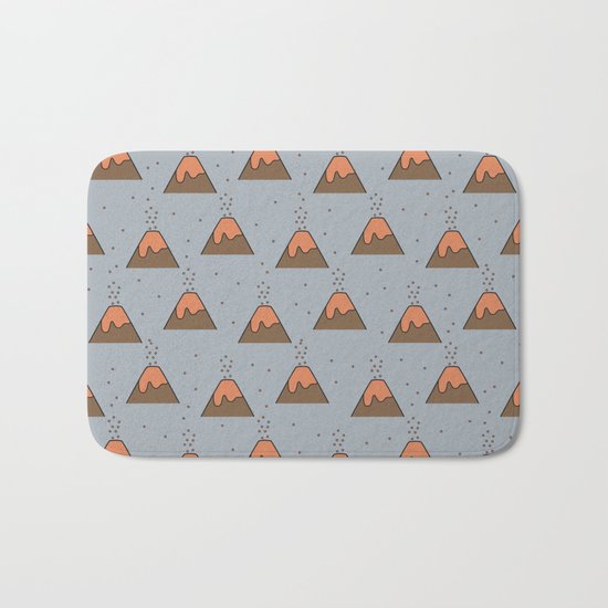 Volcano Pattern #2 Bath Mat