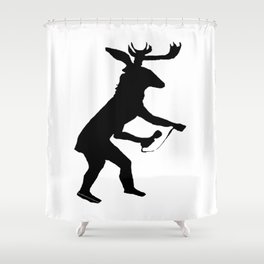 Sacred Mic Check Shower Curtain